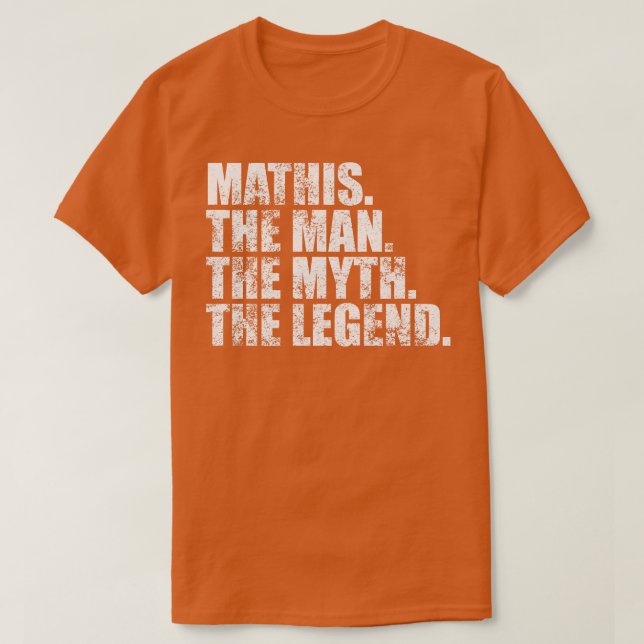 MathisMathis Family name Mathis last Name Mathis S T-Shirt (Design Front)