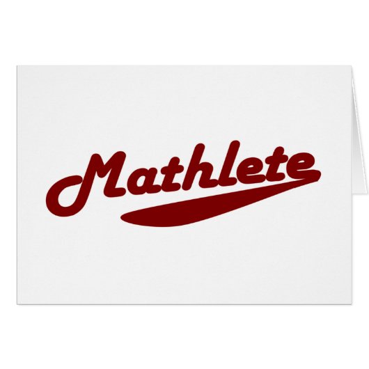 Mathlete Cards (Front Horizontal)