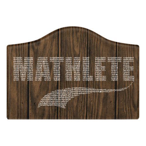 Mathlete Door Sign