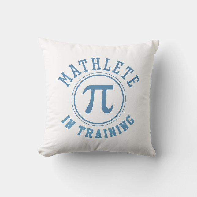 Mathlete In Training Throw Pillow (Front)
