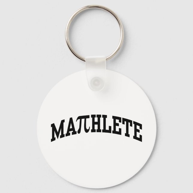 Mathlete Keychain (Front)