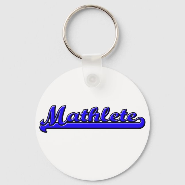 Mathlete Keychain (Front)