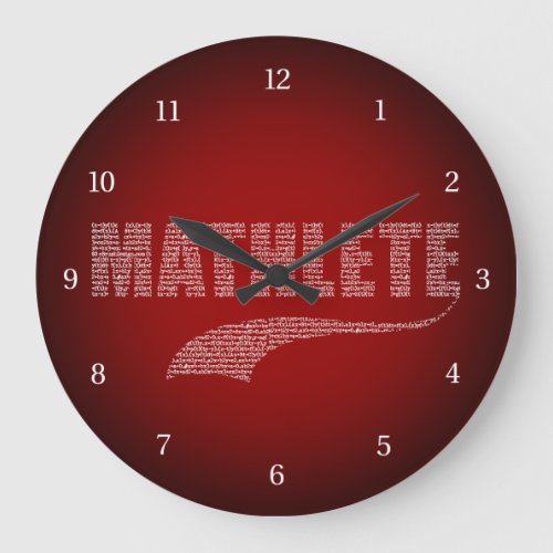 Mathlete Large Clock