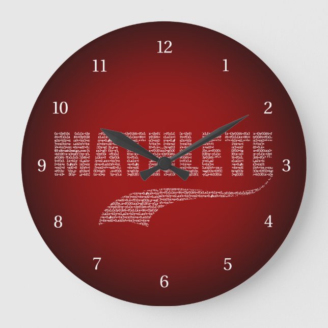 Mathlete Large Clock (Front)