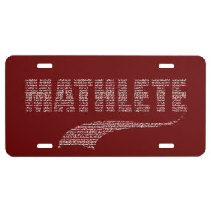 Mathlete License Plate