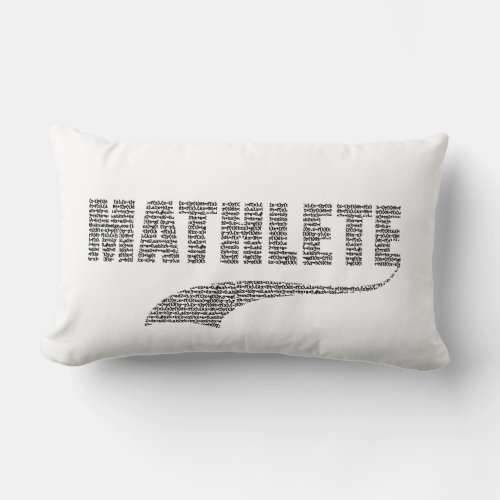 Mathlete Lumbar Pillow