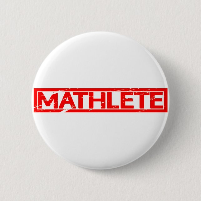 Mathlete Stamp Button (Front)