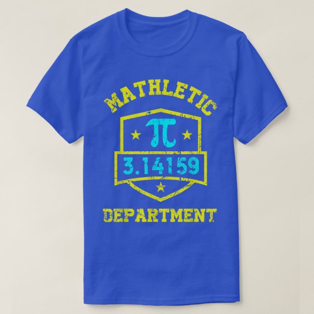 Mathletic Department Funy Math Teacher Student Pi  T-Shirt (Design Front)