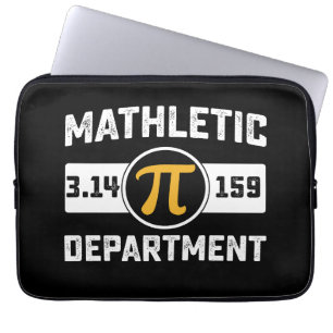 Mathletic Department Pi Day Math Vintage Laptop Sleeve