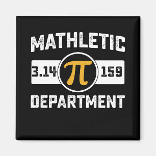 Mathletic Department Pi Day Math Vintage Magnet