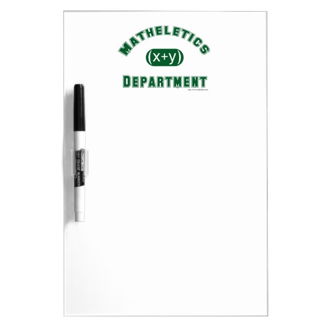 Mathletics Department Dry-Erase Board (Front)