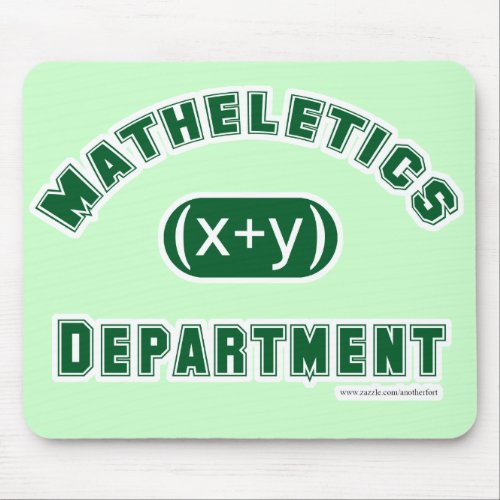 Mathletics Department Mousepad