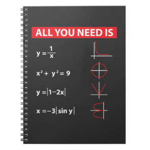 Maths Algebra Mathematics Teacher Gift Idea Notebook