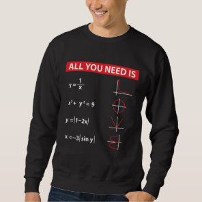 Maths Algebra Mathematics Teacher Gift Idea Sweatshirt