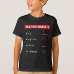 Maths Algebra Mathematics Teacher Gift Idea T-Shirt<br><div class="desc">All You Need Is Love Math. A nice Gift Idea for a mathematician Student and Math Teacher.</div>