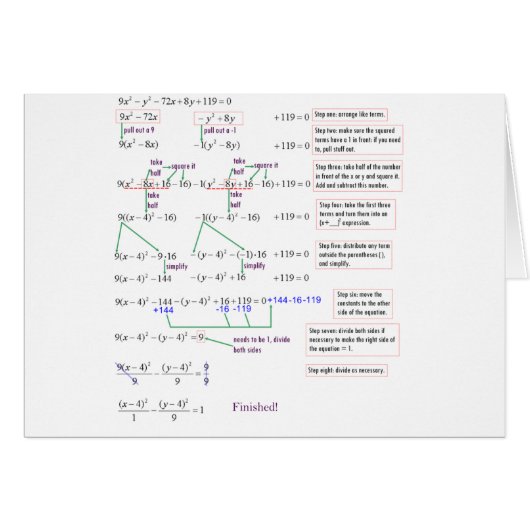 Maths Cards (Front Horizontal)