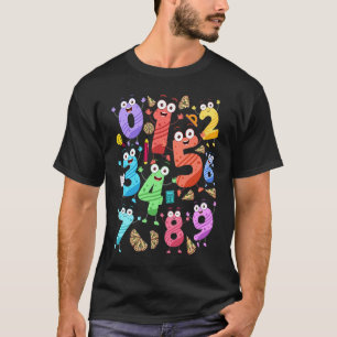 Maths Day Costume Idea For Kids & Teacher Numbers T-Shirt