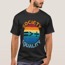 Maths Equals Sign is Greater than Divide Social Eq T-Shirt
