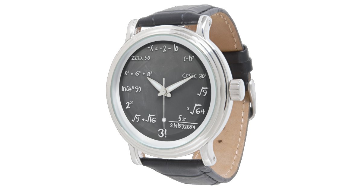 Maths Equation Watch For Mathematics Nerds Zazzle