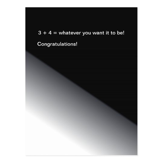 Maths Graduation Postcard