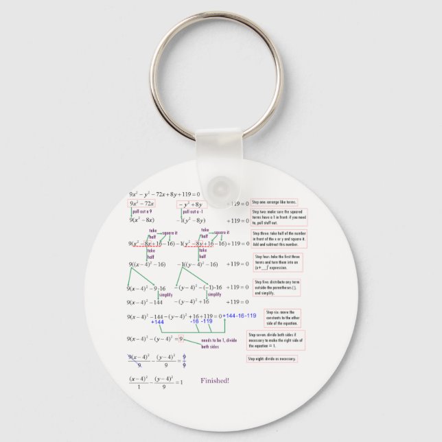 Maths Keychain (Front)