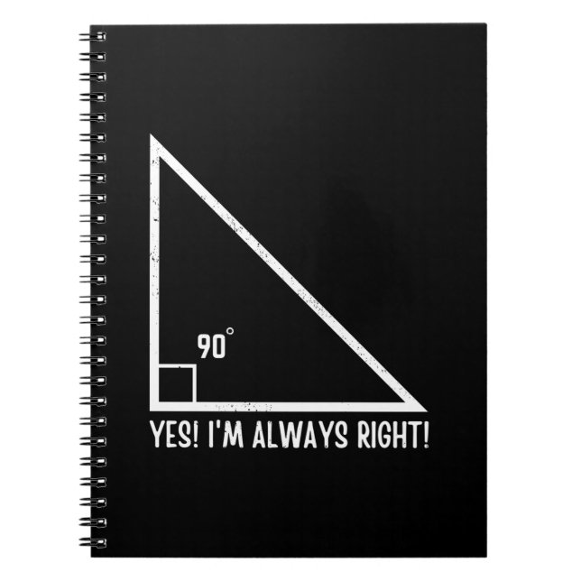 Maths / Mathematics Teacher Funny Notebook (Front)