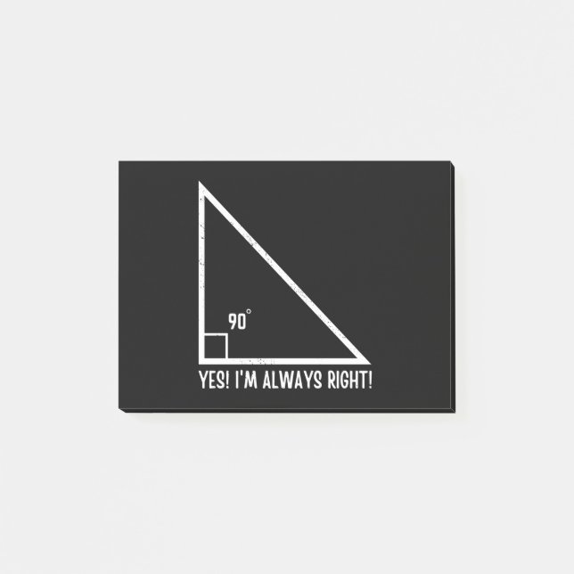 Maths / Mathematics Teacher Funny Post-it Notes (Front)