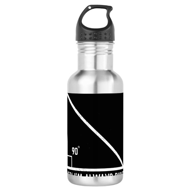 Maths / Mathematics Teacher Funny Stainless Steel Water Bottle (Front)