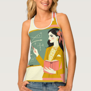 Maths Meets Elegance Tank Top