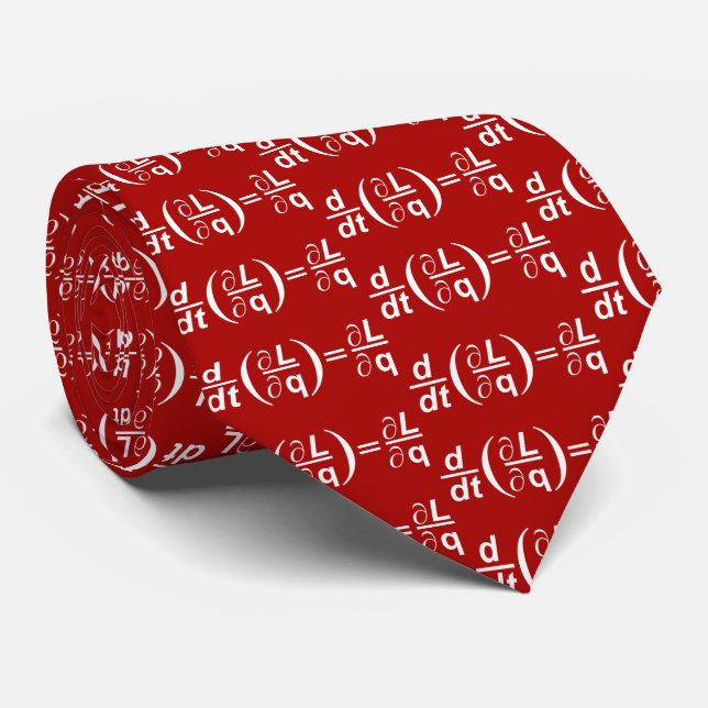 Maths Physics Symmetry Equation Neck Tie (Rolled)