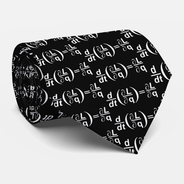 Maths Physics Symmetry Equation Neck Tie (Rolled)