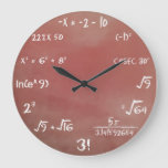 Maths Quiz Wall Clock at Zazzle