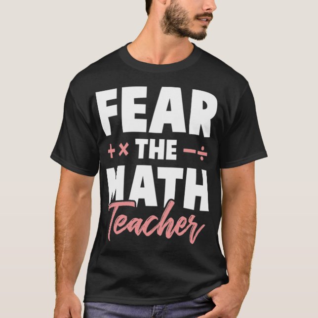 maths teacher riders school friendship  T-Shirt (Front)