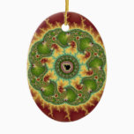 Matilda21a - Fractal Art Ceramic Ornament