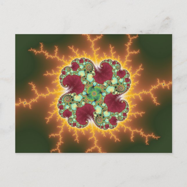 Matilda 17 - Fractal Art Postcard (Front)