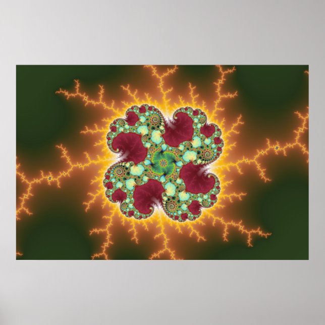 Matilda 17 - Fractal Art Poster (Front)