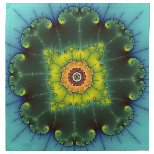 Matilda 1 - Fractal Art Cloth Napkin (Front)