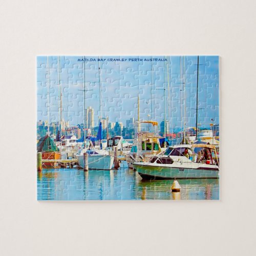 Matilda Bay Crawley Perth Australia Jigsaw Puzzle