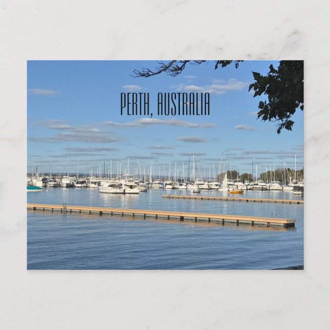 Matilda Bay, Perth, Australia Postcard (Front)