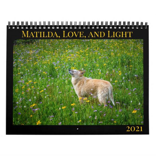 Matilda Love and Light 2021 Calendar