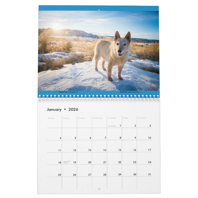 Matilda & Petunia Calendar 2026 (Jan 2026)