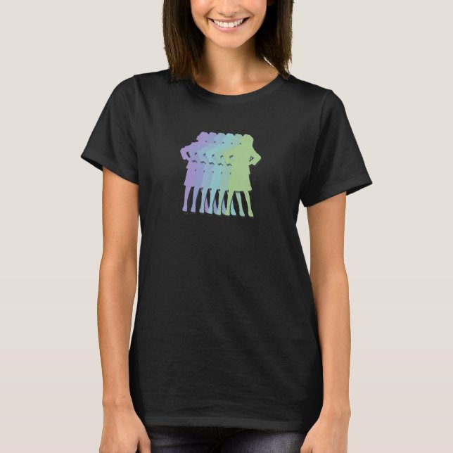 Matilda Strong gradient musical theatre stance T-Shirt (Front)
