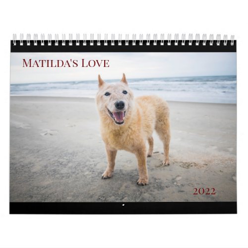 Matildas Love 2022 Calendar