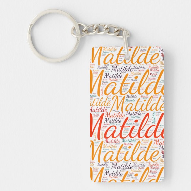 Matilde Keychain (Front)