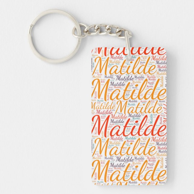 Matilde Keychain (Front)