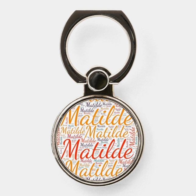 Matilde Phone Ring Stand (Front)