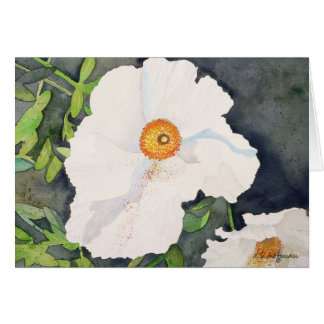 Matildja Poppies card