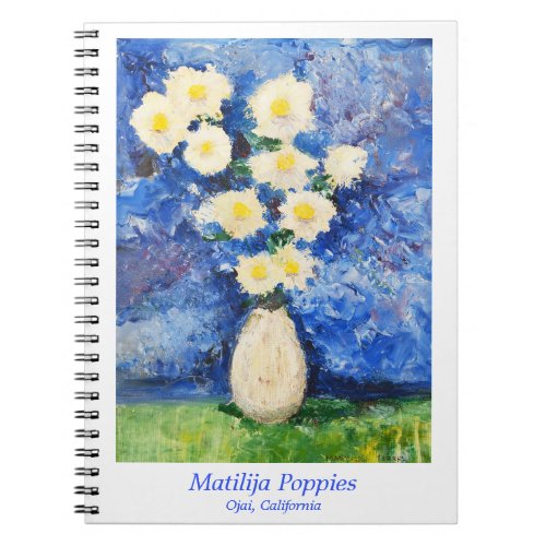Matilija Poppies Notebook