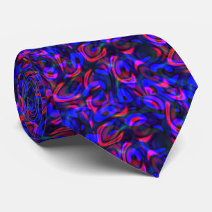Mating Season fun cool modern abstract art Tie