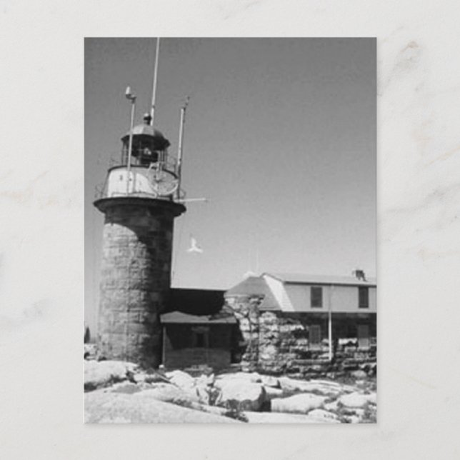 Matinicus Rock Lighthouse Postcard (Front)